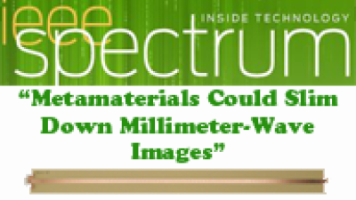 Metamaterials Could Slim Down Millimeter-Wave Imagers
