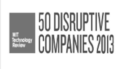 Kymeta listed one of the "50 Disruptive companies" by MIT Technology Review